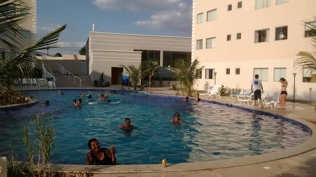 Apartamento Encontro Das Aguas Caldas Novas Bagian luar foto