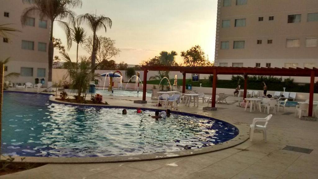 Apartamento Encontro Das Aguas Caldas Novas Bagian luar foto